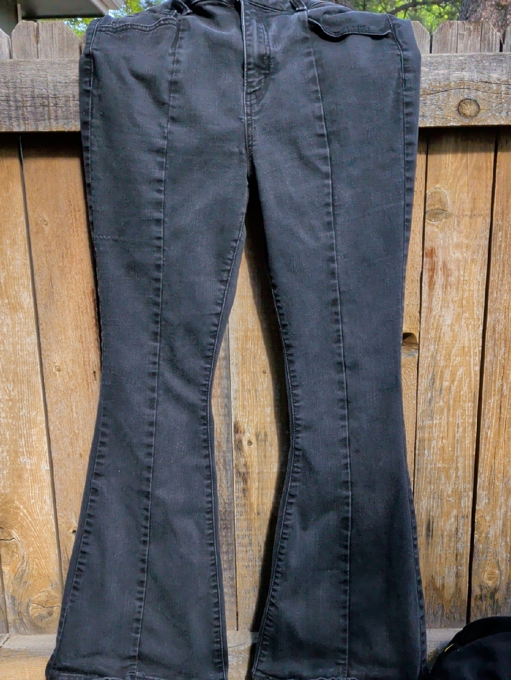 SO Black Flared Jeans